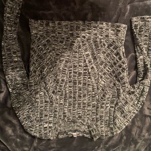 Black and grey crop top